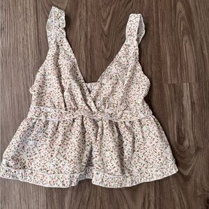 Floral Sleeveless Top